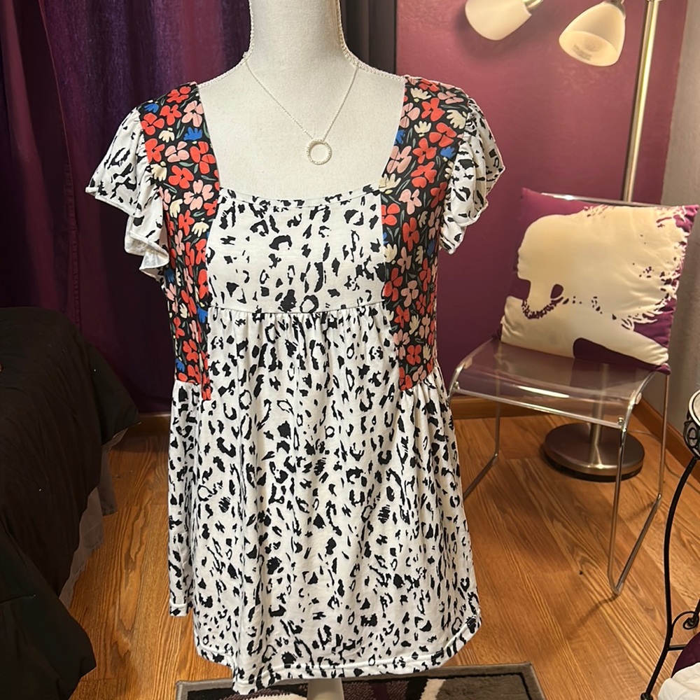 Babydoll top, sz M